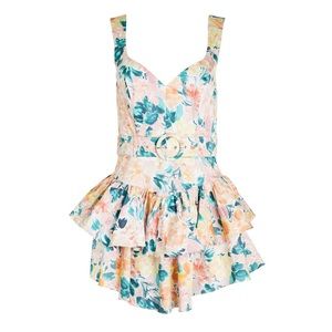 For Love & Lemons Holis Mini Floral Dress